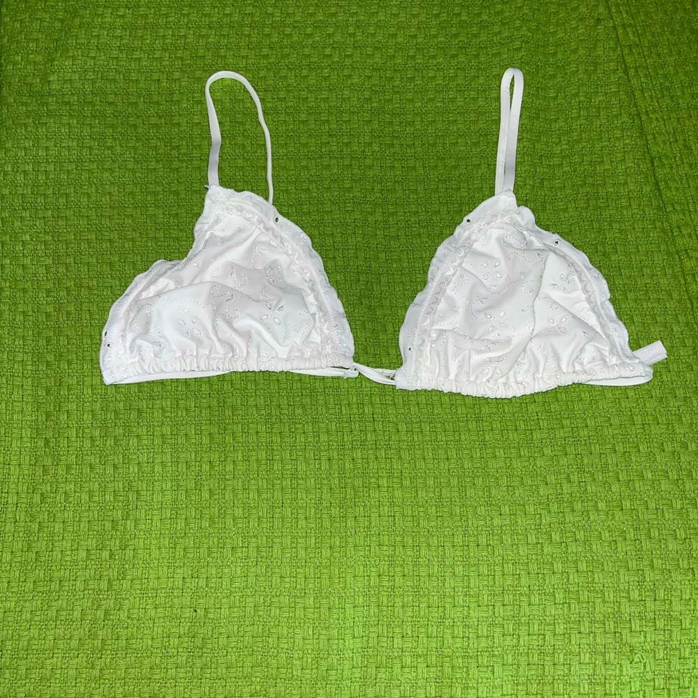 NWOT urban outfitters out from under white eyelet bikini top